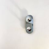 Vintage eglo wall lamp, mirrored glass & metal sconce, germany, 1980s