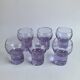 Set of 6 Alexandrit glasses designed by Sergio Asti for Arnolfo di Cambio,