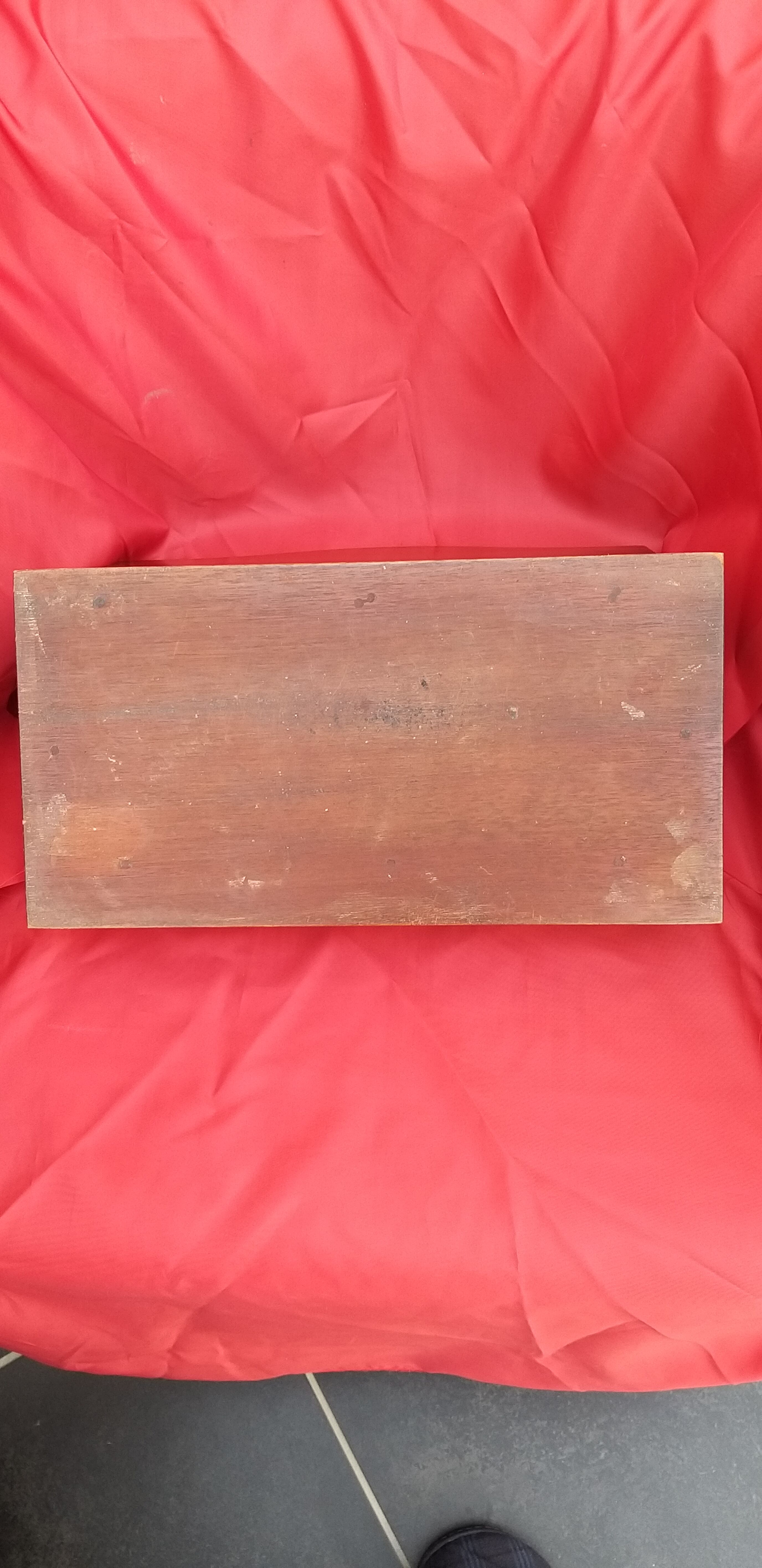 Inlaid office letter holder