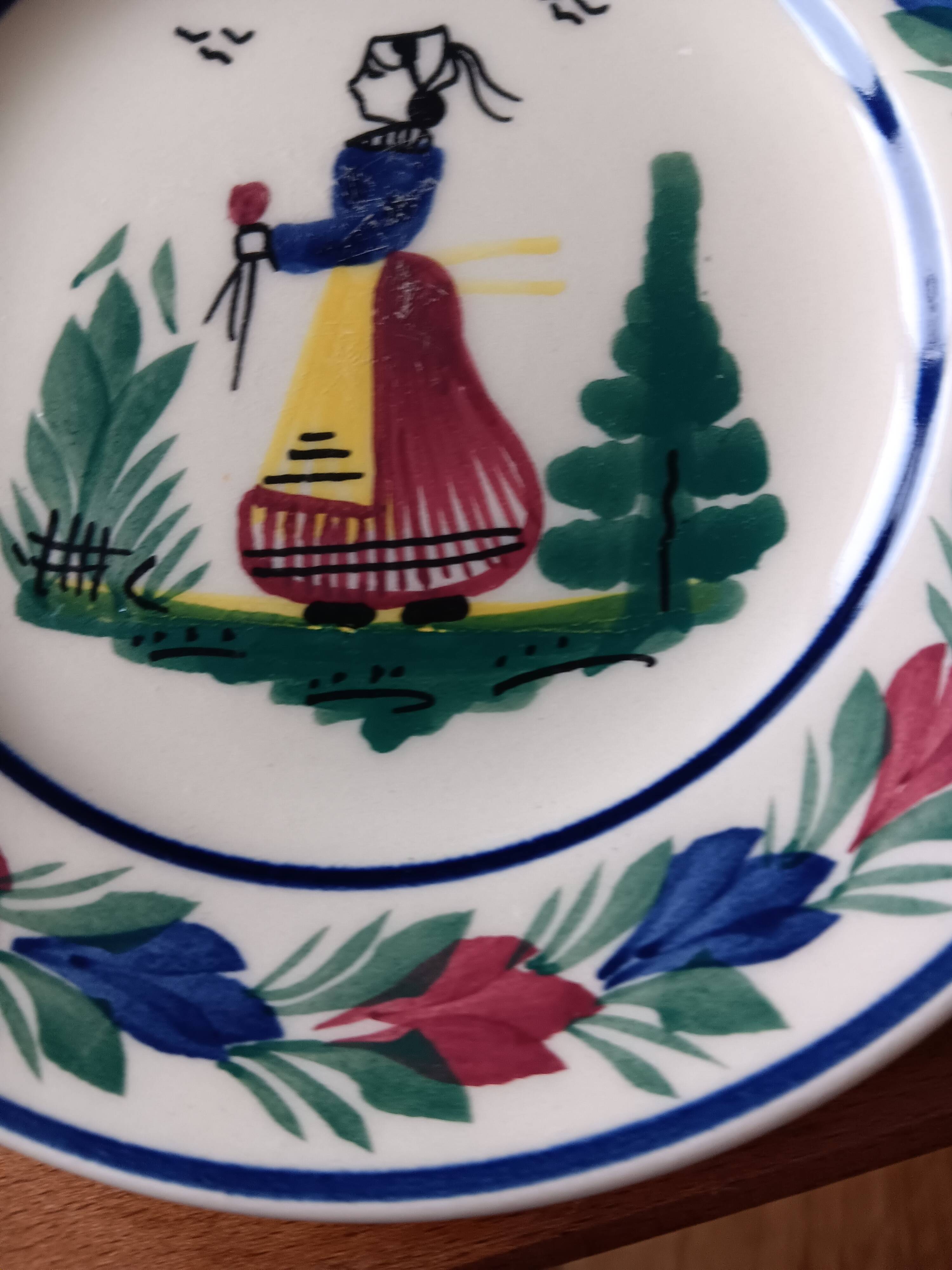 Small plate HB Quimper