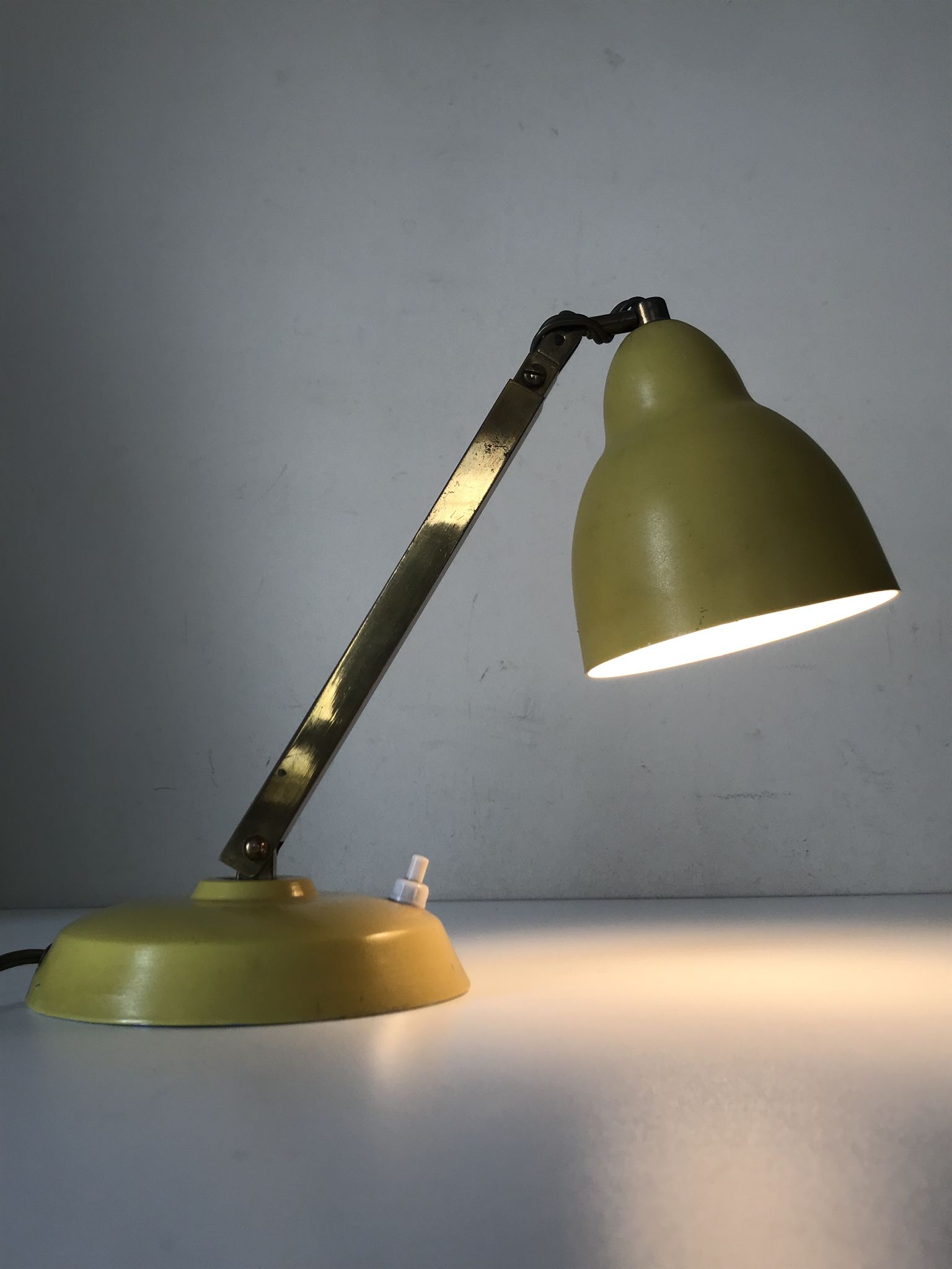 Lampe télescopique vintage années 50