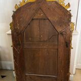 Large Louis XV style gilded wood mirror, late 18th century
