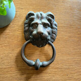Lion head door knocker