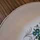 Moulin des Loups Volubilis dessert plates (blue and gold flowers)