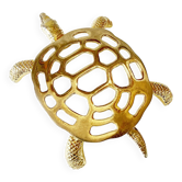 Dessous de plat tortue en laiton