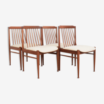 Mid-Century Danish Teak Dining Chairs, 1960s, Set of 4