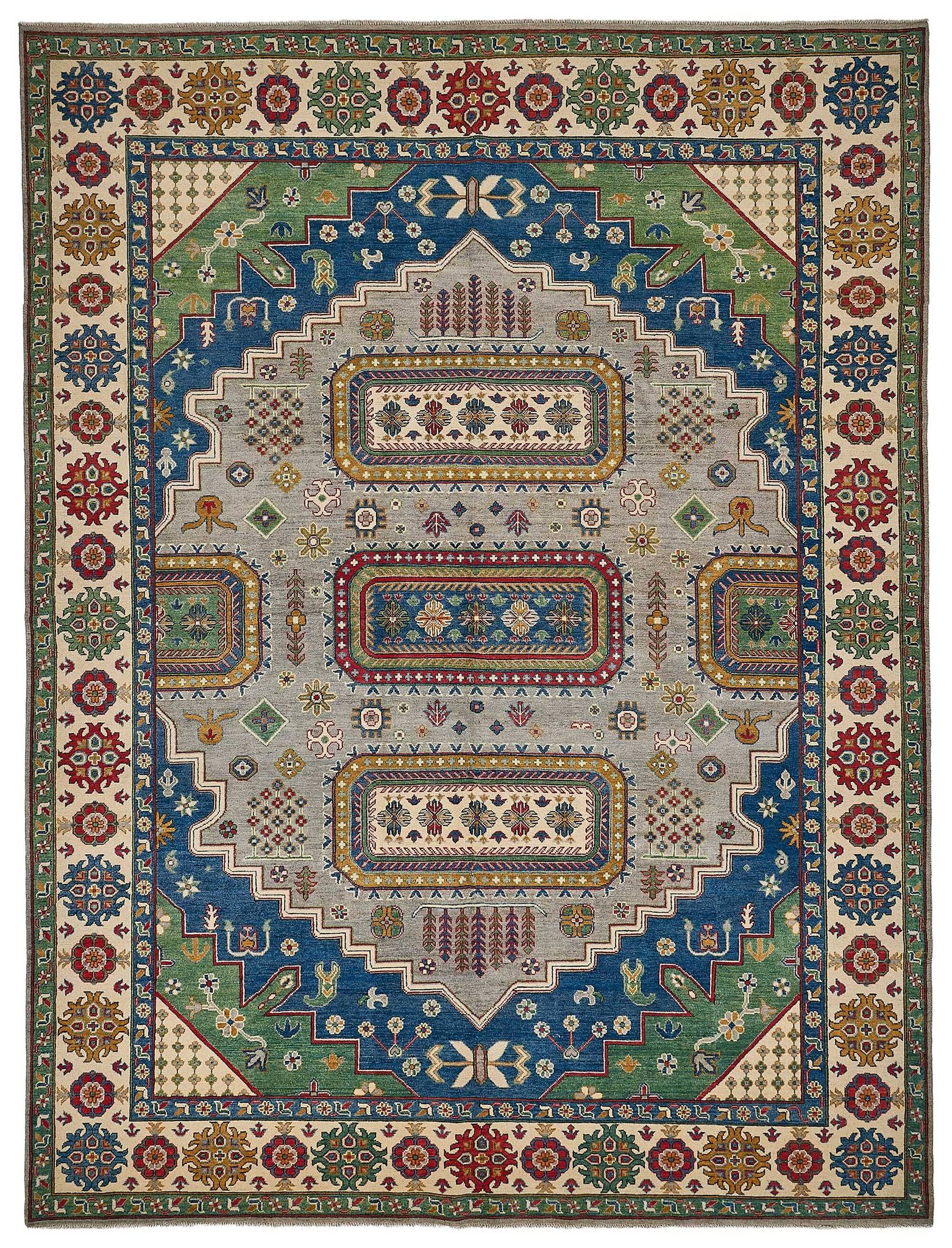 Turkish Handknotted Wool Oushak Rug 273 cm x 364 cm
