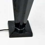 70s Hollywood Regency large table lamp with an openwork lampshade, Belgium