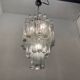 Murano Glass Tube Chandelier 1970’s