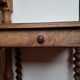 Side table, Louis XIII style console in walnut.