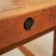 Solid wood workshop table