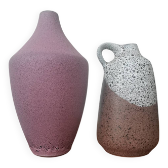 Ensemble de vases vintage du milieu du siècle – Gramann Römhild, Allemagne de l'Est – Années 60/70