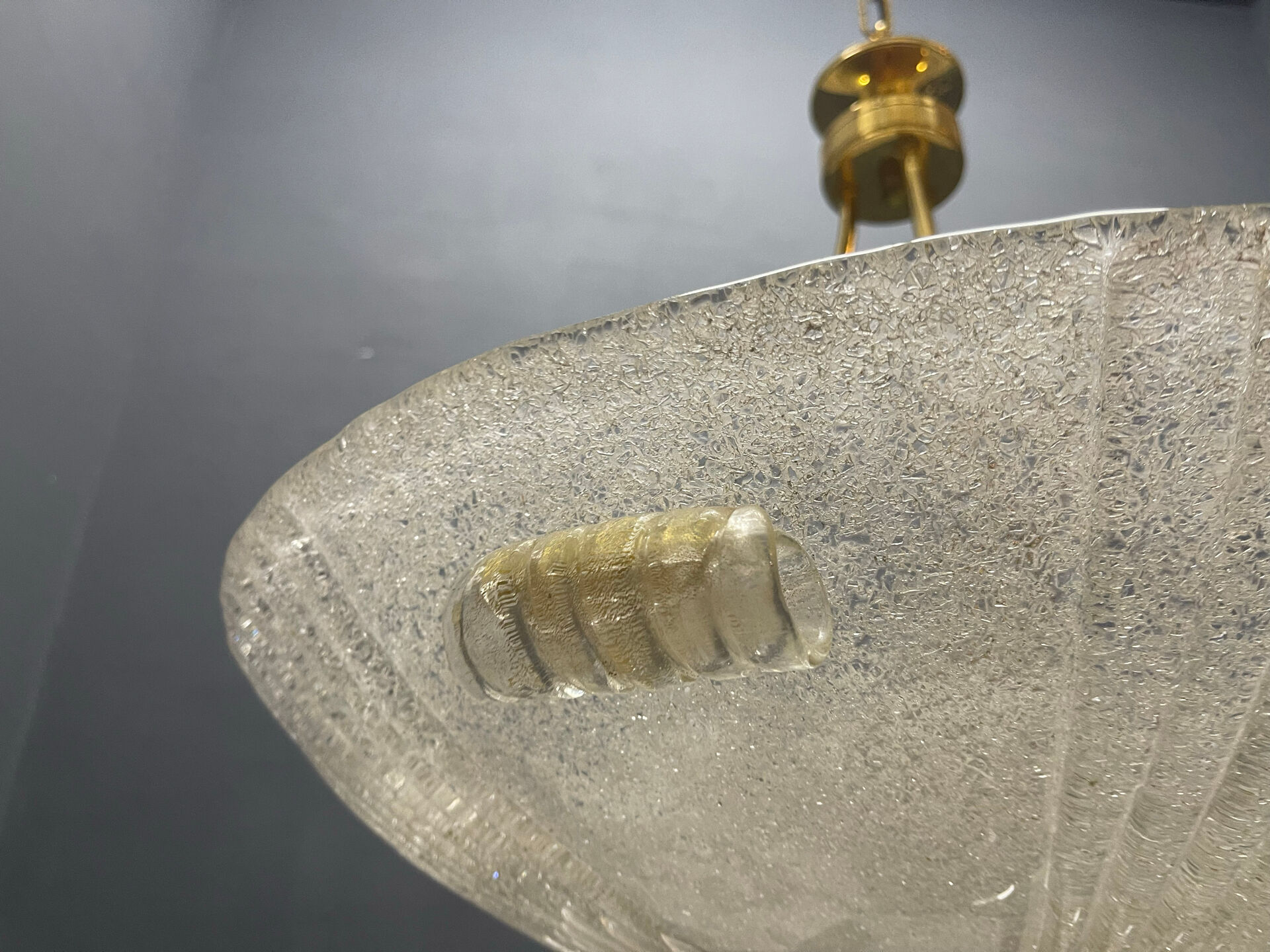 Large Murano Glass Pendant Light, Italy, 1970s