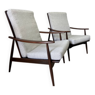 Paire de fauteuils vintage