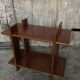 Old bedside table nightstand design wood 80s vintage