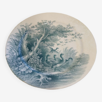 Sarreguemines SYLVA U& cie plate 34cm