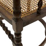 Antique Barley Twist, Rattan Seated Captains Chair easy chair Classic