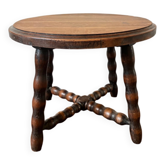 Coffee table turned legs in solid oak