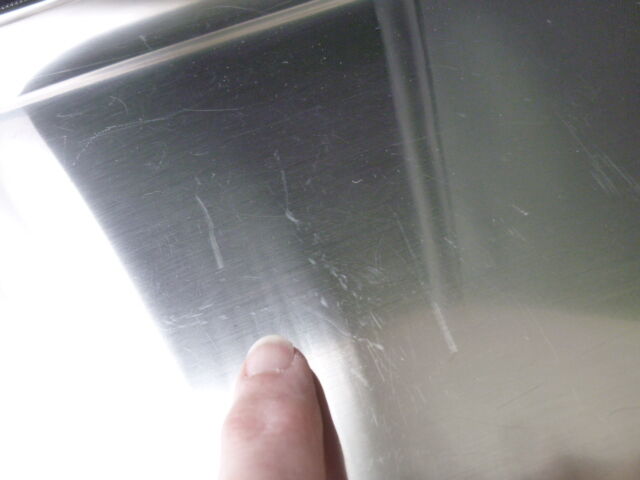 Stainless steel service tray Decor with godrons