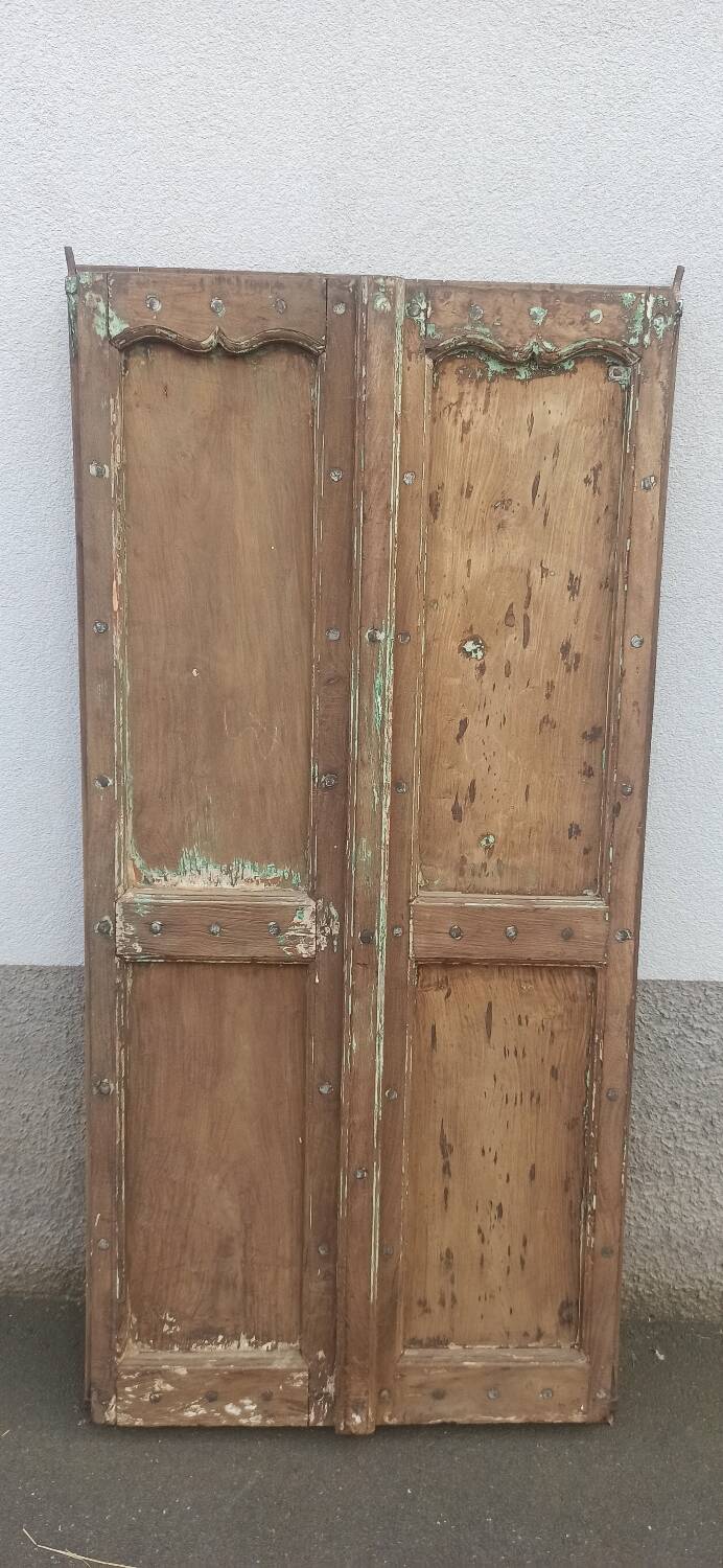 Old wooden door