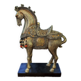 Statuette cheval mongol de parade