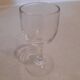 Set of 4 small stemmed glasses for strong alcohol.