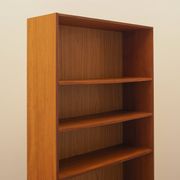 Bibliothèque en teck, design danois, années 1970, fabriquée au Danemark