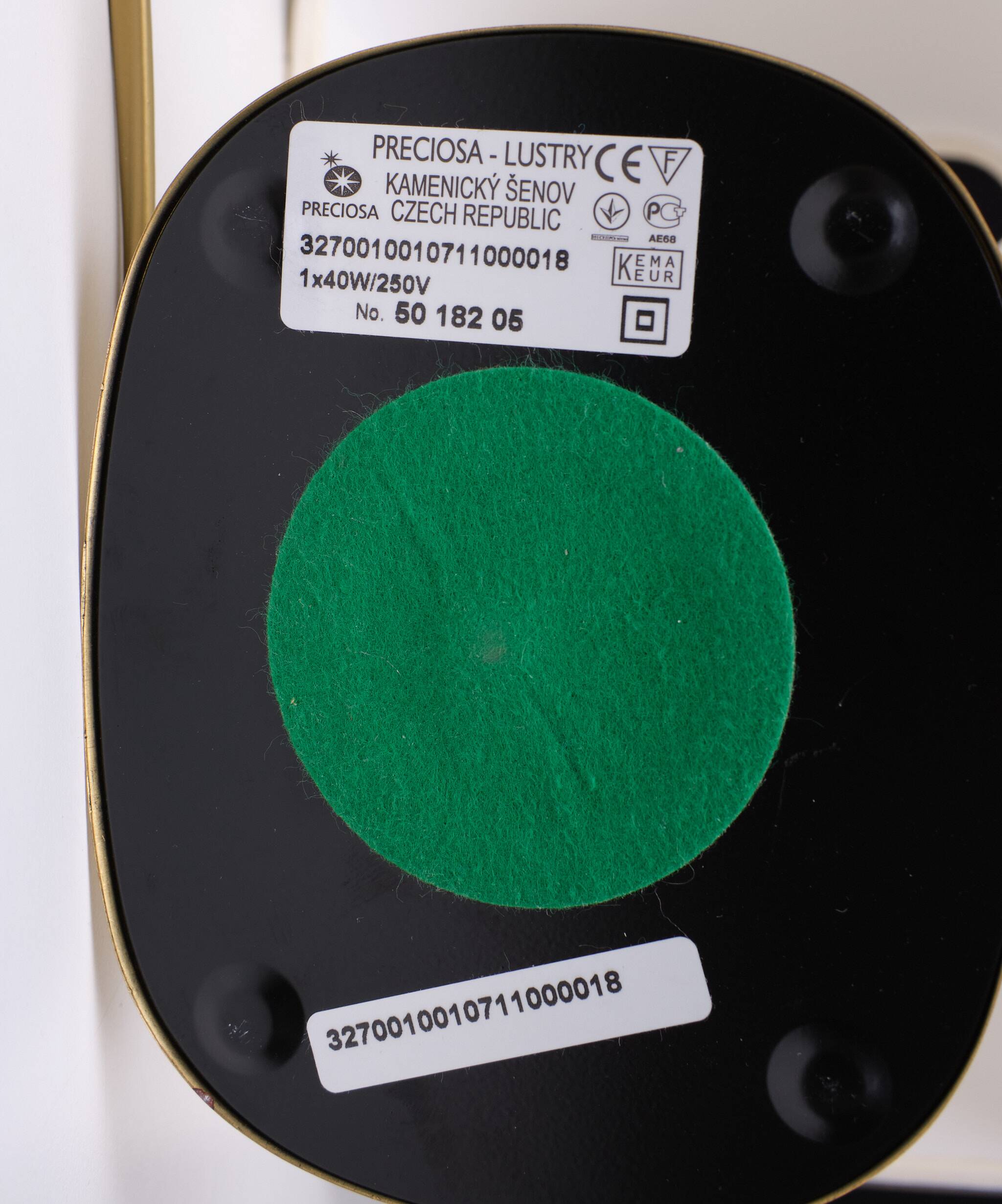 Preciosa Top quality pristine Bohemian Crystal Table lamp Czech Republic