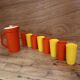 Vintage Tupperware orangeade set, 70s.