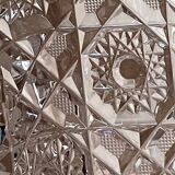 Vintage cut crystal vase