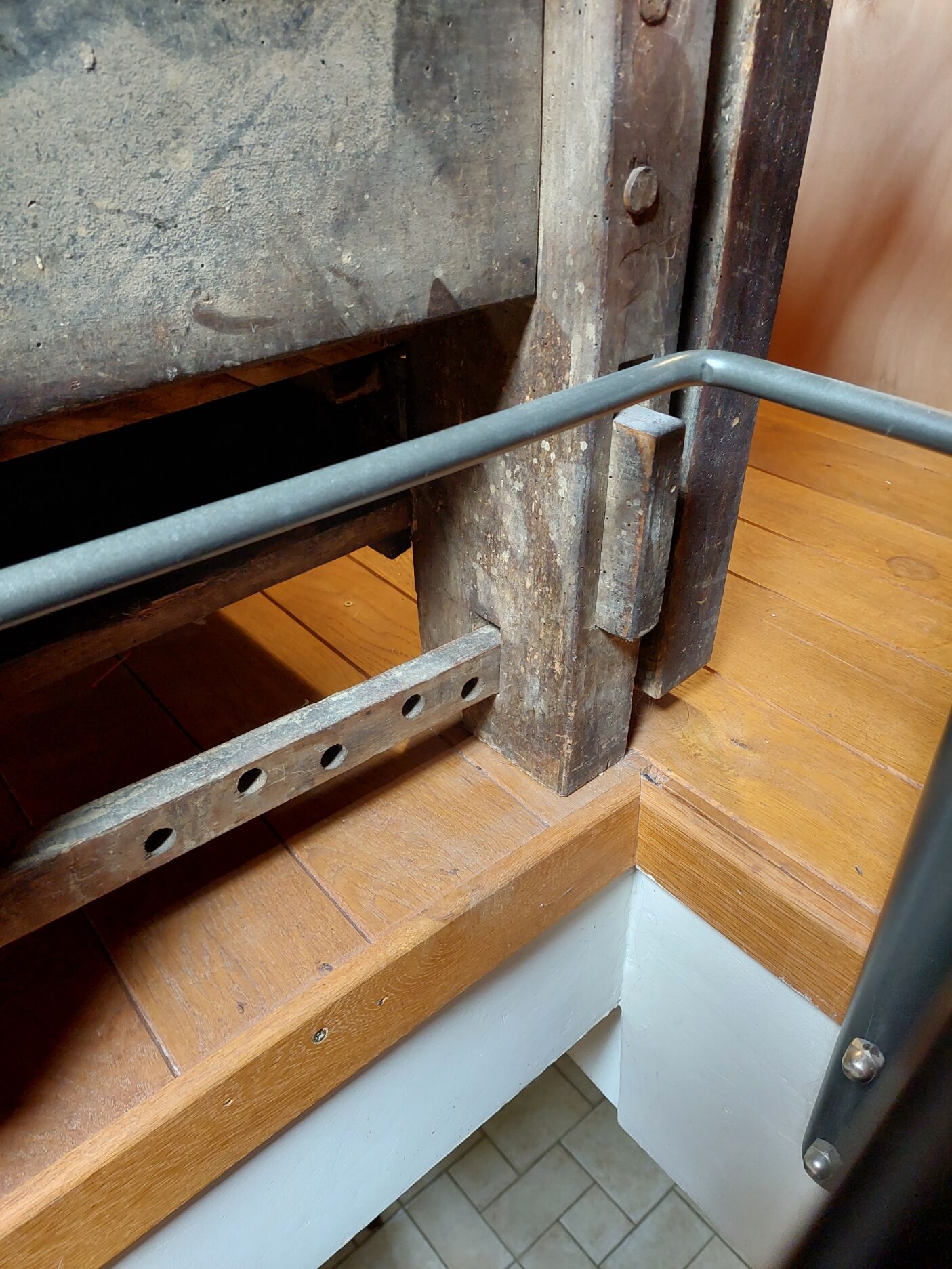 former carpenter's workbench