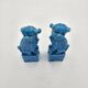 Pair of Chinese Foo Dog Dragon Statuettes 50's