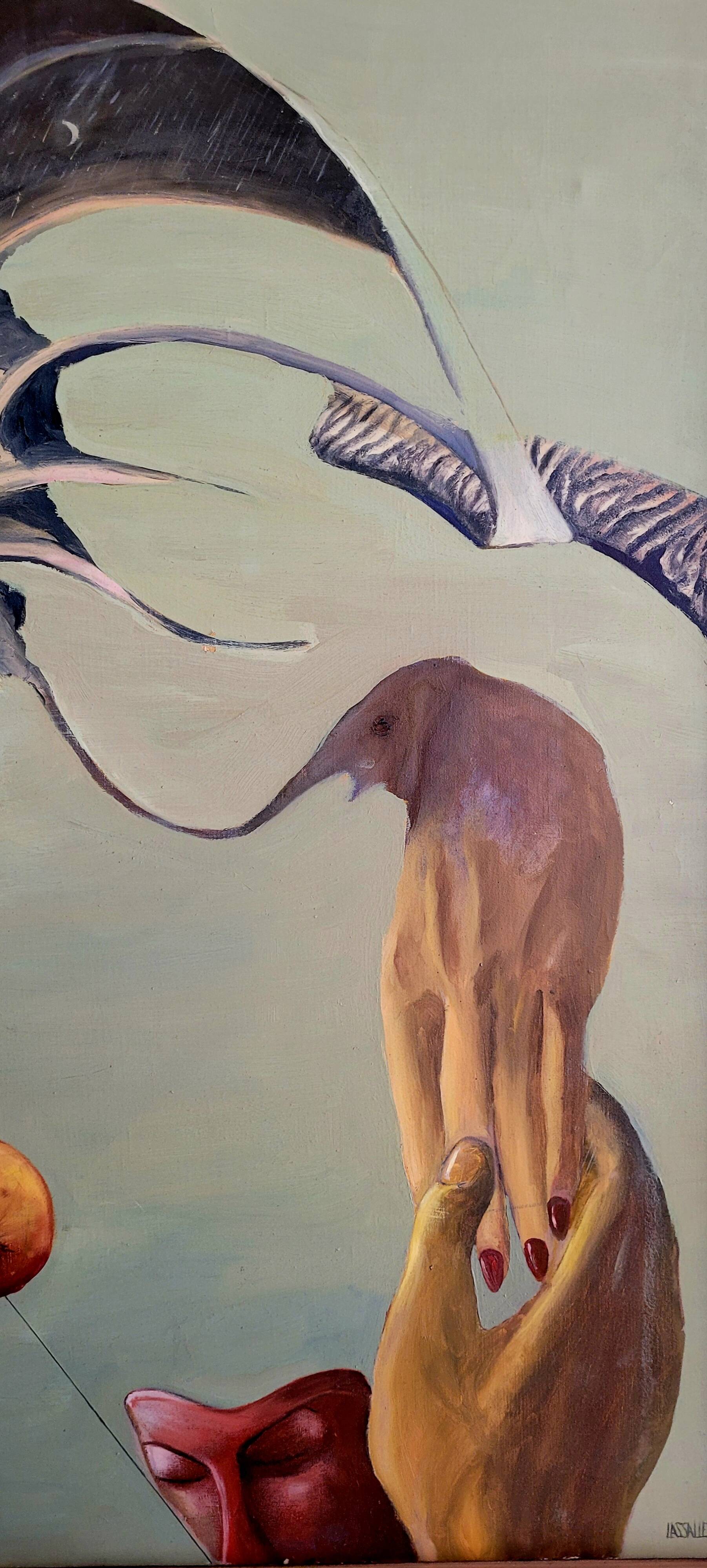 Oil painting by Bruno Lassalle (1982)