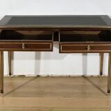 Mahogany Bureau Plat, Louis XVI style - 2nd part of the 19th century