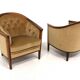 Set de 2 fauteuils "Fabiola" en velours, Bröderna Andersson, Suède, 1960