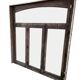 Old solid oak window from the early 20th century.