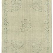 Hand-knotted wool turkish beige carpet 203 cm x 303 cm