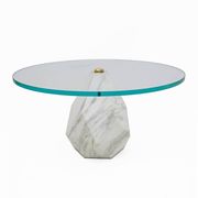 Table basse en marbre de Carrare italien moderne du milieu du siècle, années 1970, deux disponibles