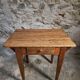 Compact French work table with bistro chair | Table circa 1900 | Chair circa 1950