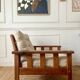 Pair of pine armchairs, 1980s, Sweden