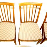 Set of 4 chairs "Hergården", Carl Malmsten., Sweden, 1970