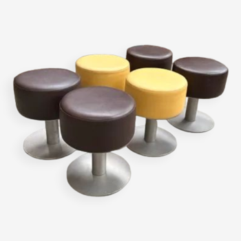 Suite of 6 stools