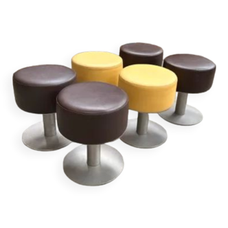 Suite of 6 stools