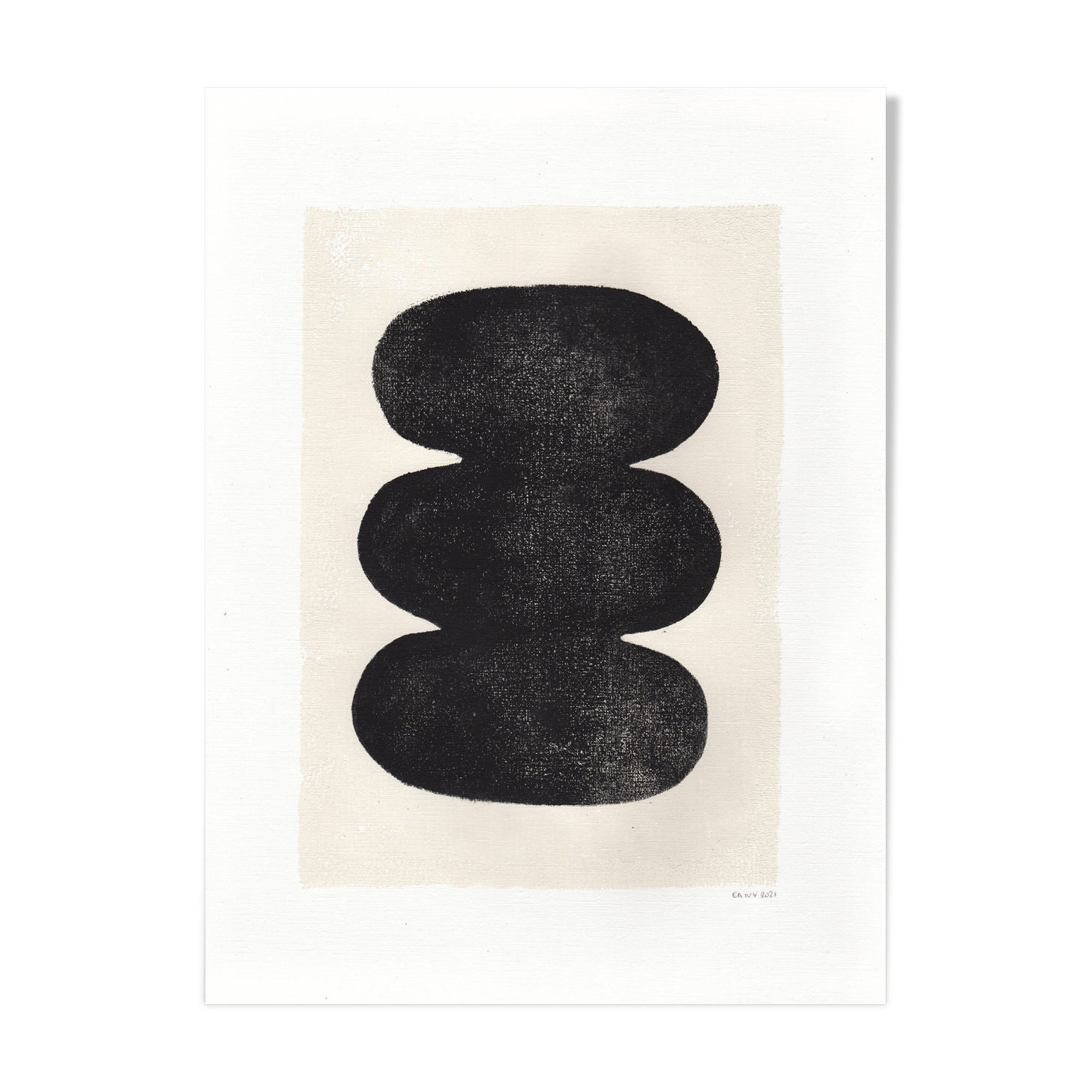 Painting on paper • illustration M518 • signed Eawy