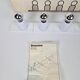 Vintage Space Age Domino Wall Lamp in White from Targetti Sarkey, 1970s