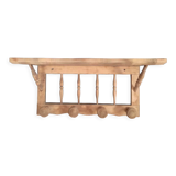 Coat rack hats wood aero-gummed 4 hooks dp 1122242