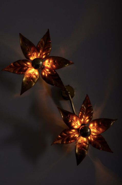 Willy Daro double wall sconce 1970