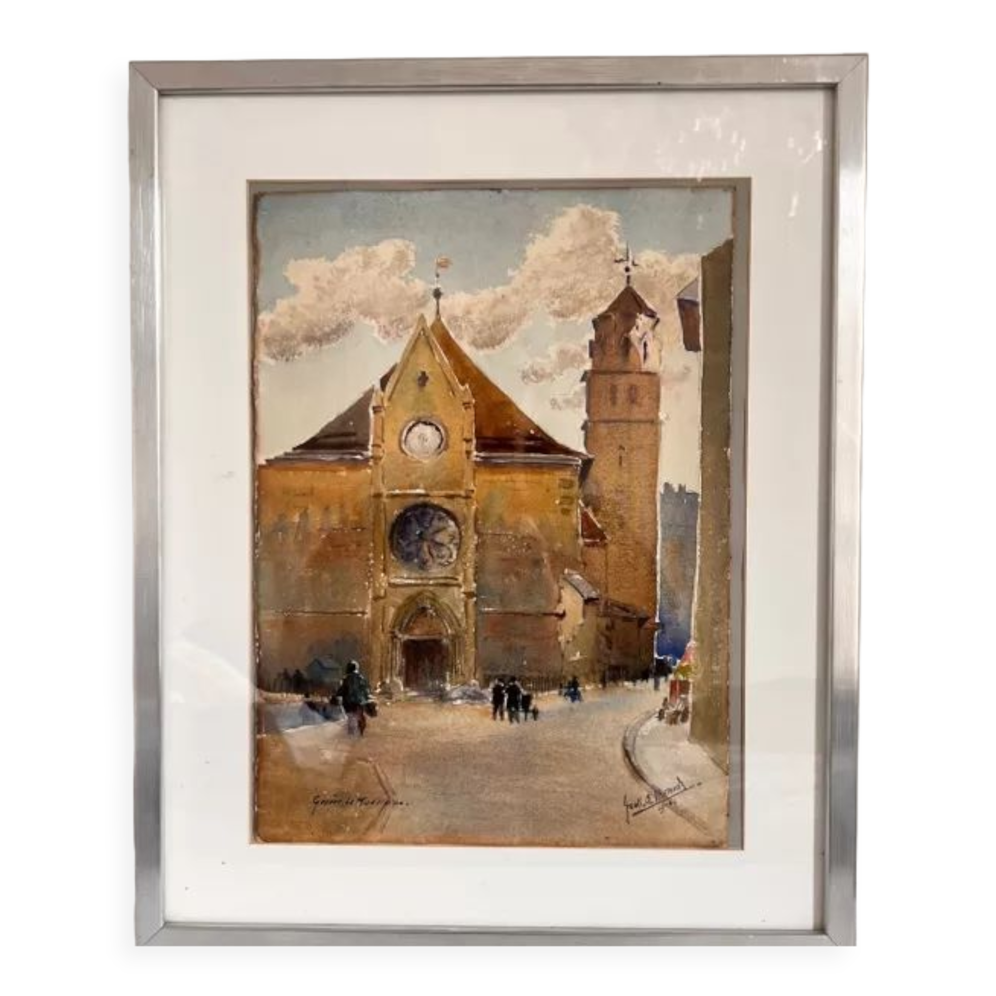 Aquarelle la madeleine à genève