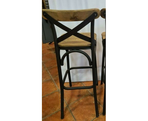 Industrial Bar Stool Made Of Iron And, Industrial Style Bar Stools Australia