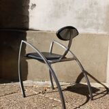 Set of 6 dining chairs by Kai Papritz, 90s.